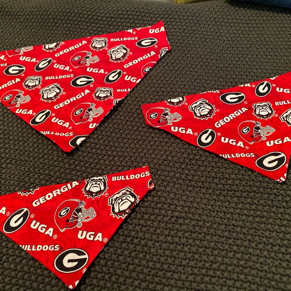 Georgia Bulldogs Red Dog Bandana